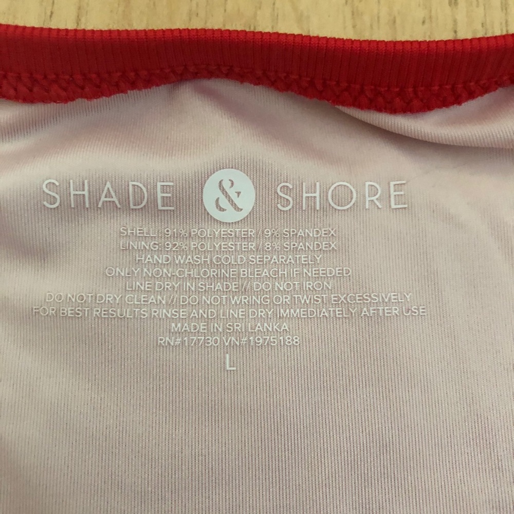Shade & Shore | Basic Red Ribbed Bikini Bottom - Picture 5 of 5